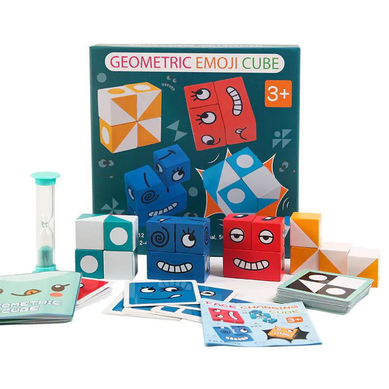 Creative Geometric Puzzle Cube for Kids