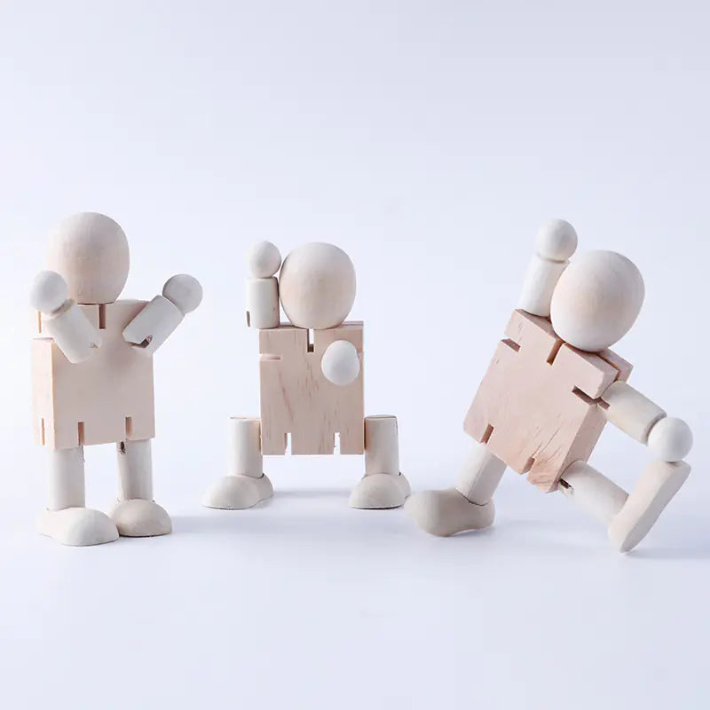Crafty Wooden Puppet Kit for Kids
