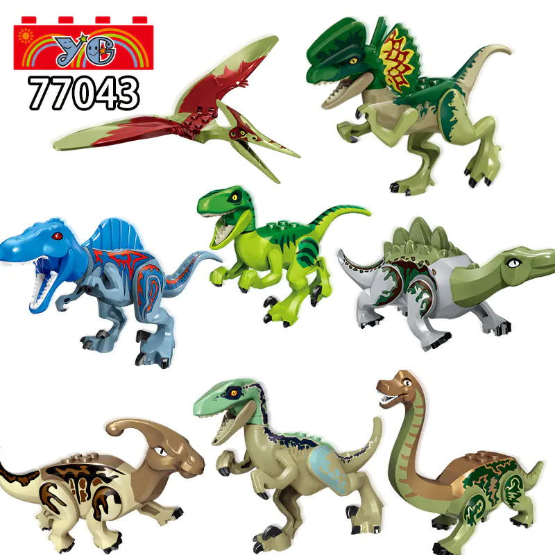 Jurassic Dinosaur Building Blocks Set