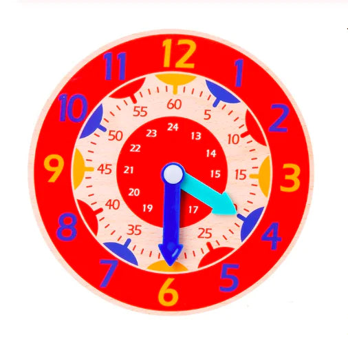 Montessori Wooden Clock Toys