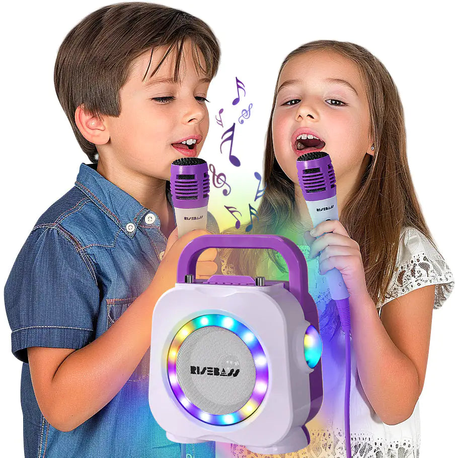 Portable Kids Party Karaoke with Dual Mics