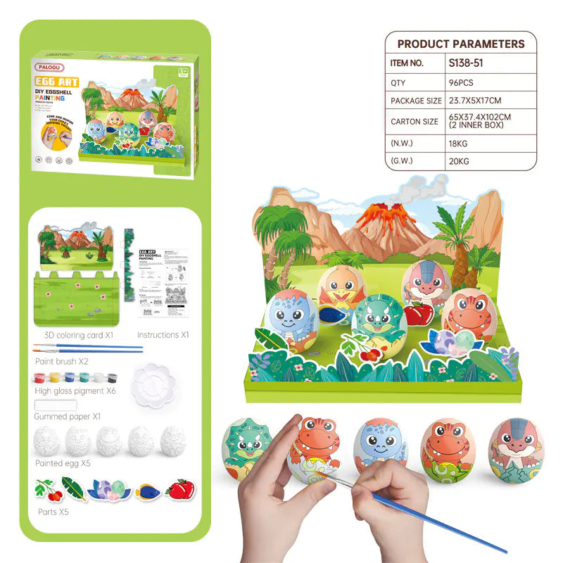 DIY Egg Painting Kit for Kids – 3D Art Fun