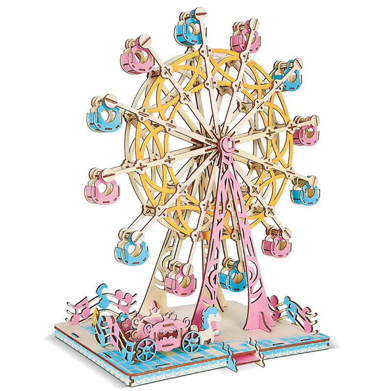 DIY 3D Carousel & Ferris Wheel Kit - Creative Play for Kids
