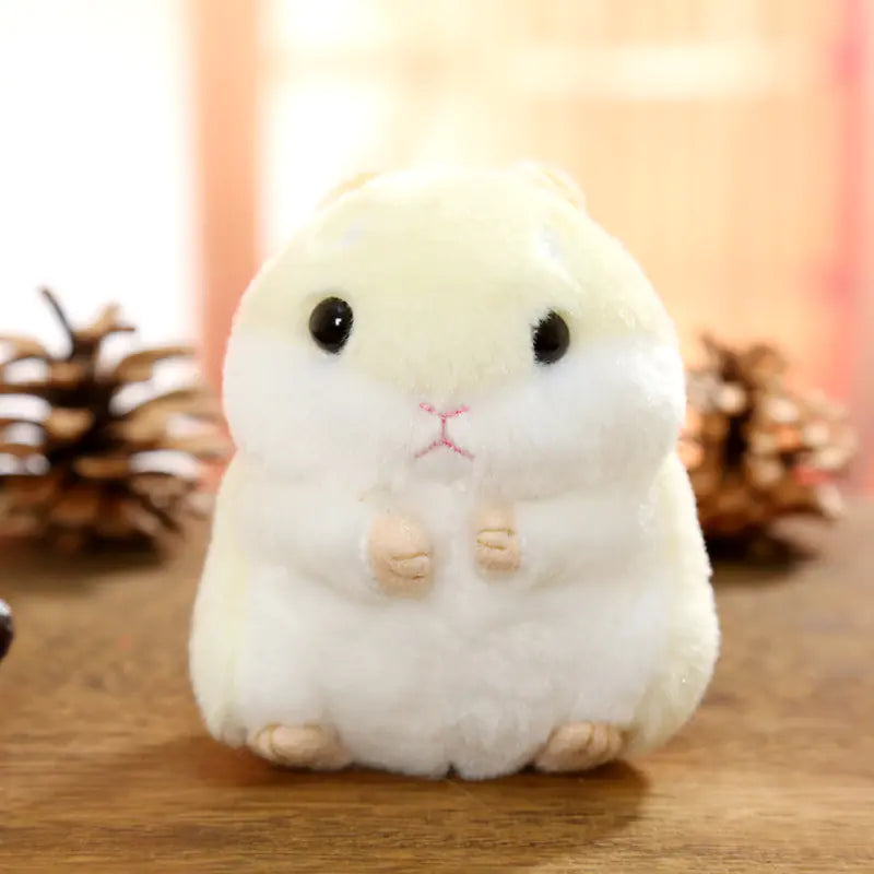 Charming Hamster Keychain Plushie