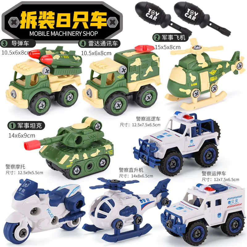 Kids Vehicle Toy Set