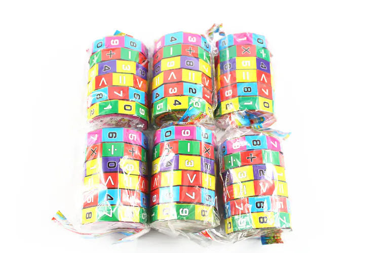 Math Puzzle Rotating Cube – Fun Learning Toy for Kids