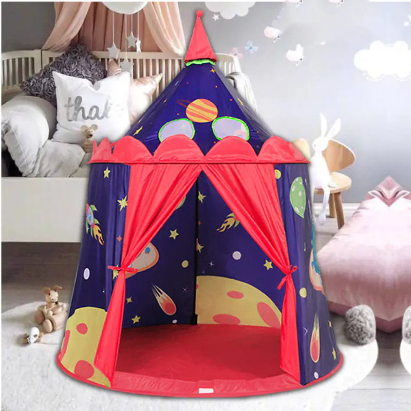 Kids Space Rocket Play Tent – Indoor Outdoor Fun