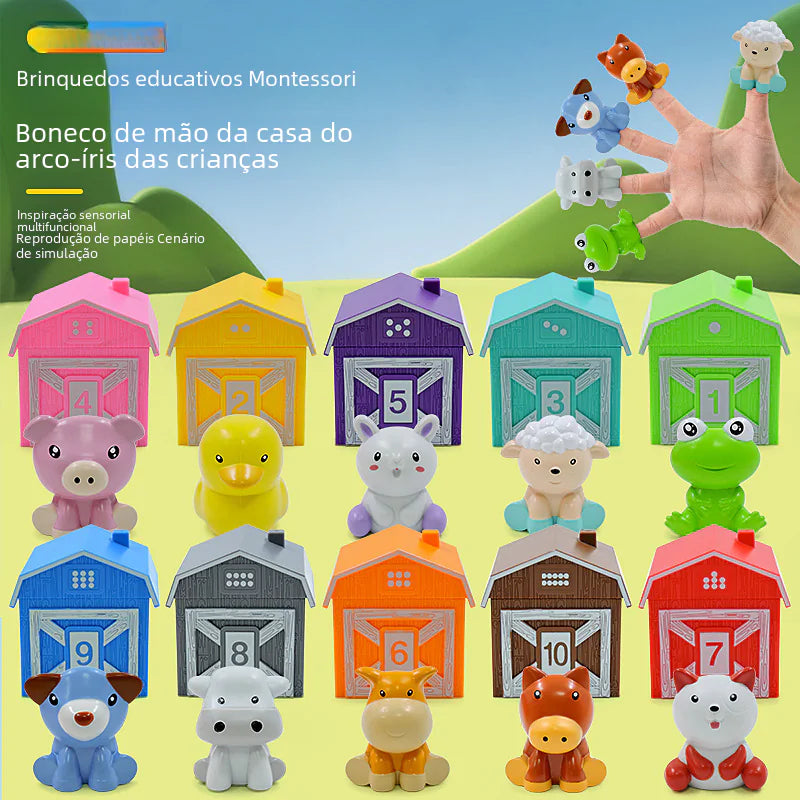 Colorful Counting Puppet Playset for Kids
