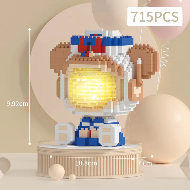 Space Panda Building Blocks for Kids