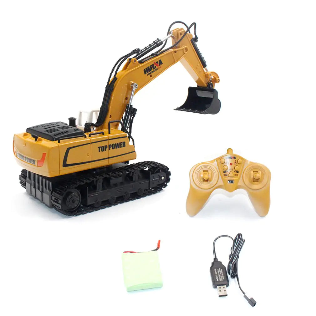 RC Excavator Toy with Rechargeable Battery