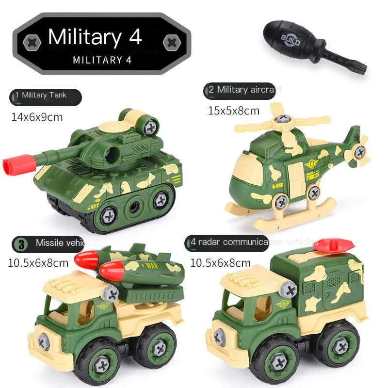 Kids Vehicle Toy Set