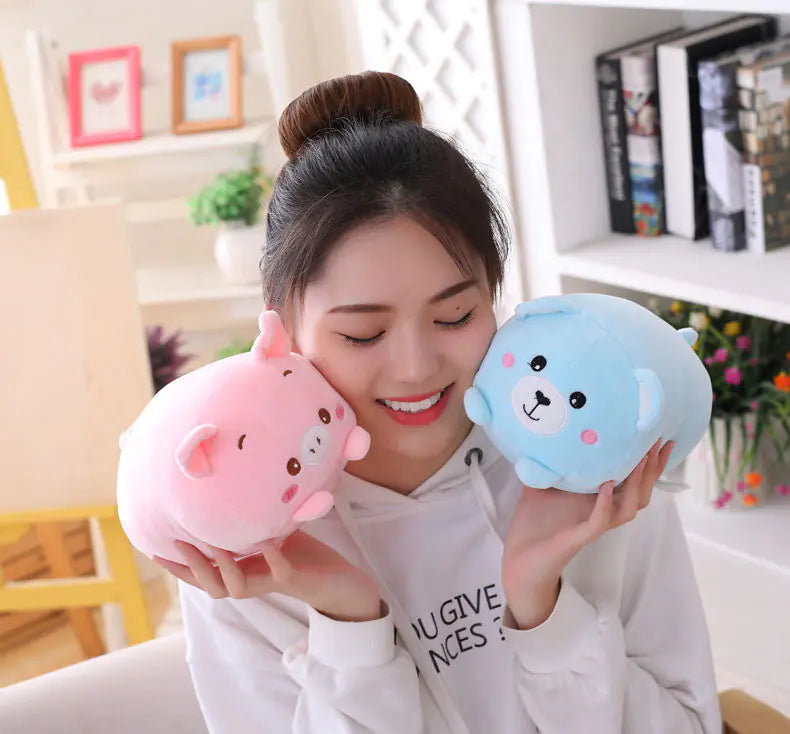 Snuggly Cartoon Plush Pillows for All Ages