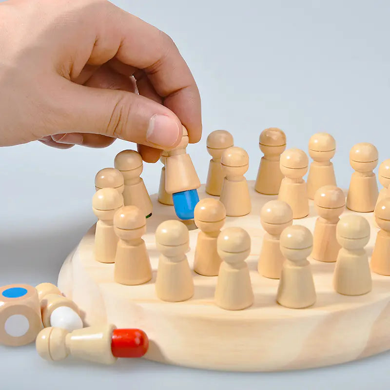 Creative Montessori Wooden Games - Memory & Color Skills