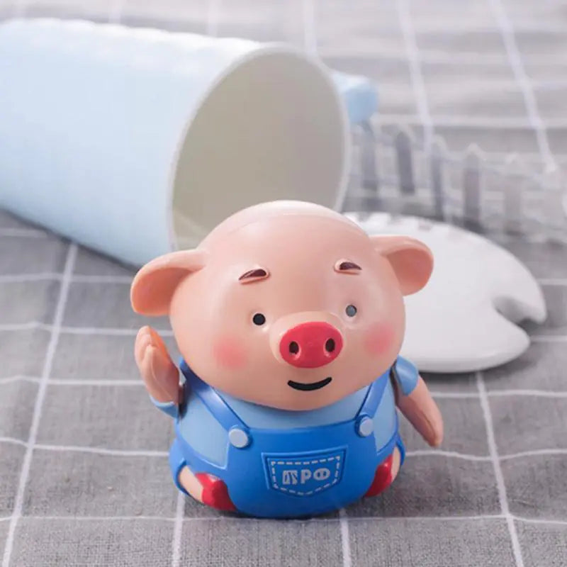 Smart Pig Robot Toy – Light, Music & Line Follow Fun