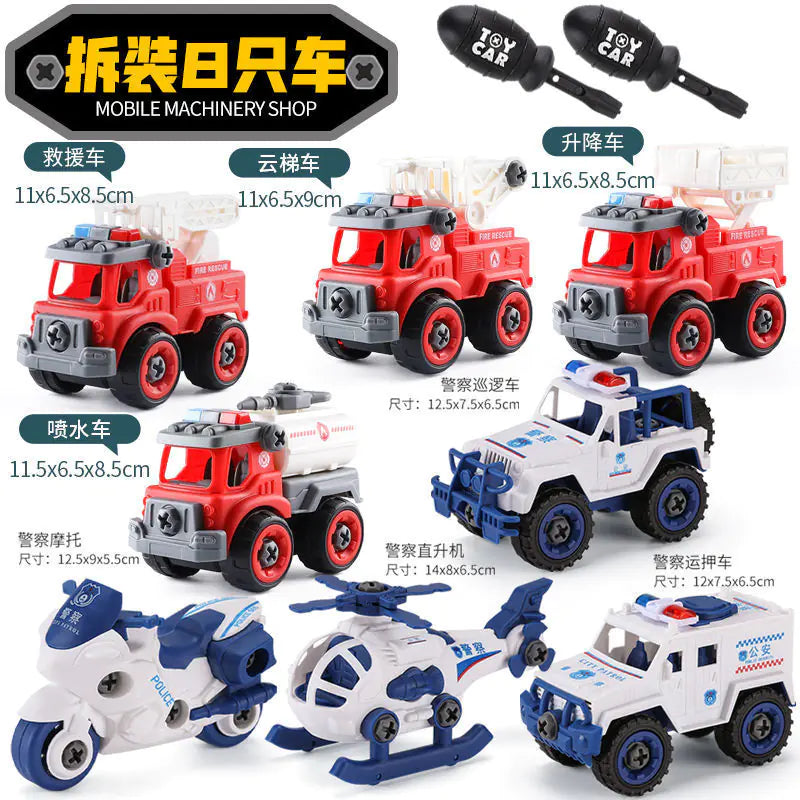Kids Vehicle Toy Set