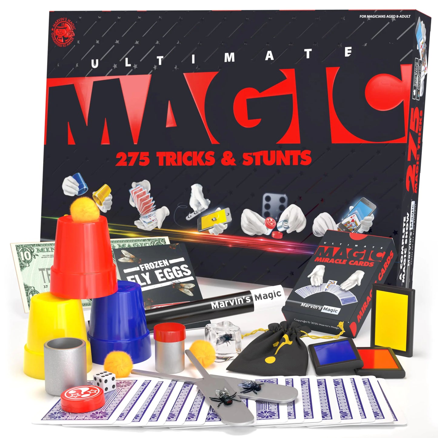 Marvin’s Ultimate Magic Set | 275 Tricks & Stunts Kit