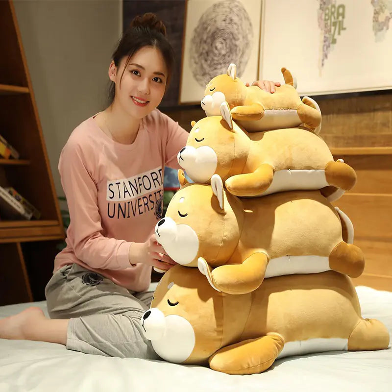 Cuddly Husky Pillow Plush for All Ages