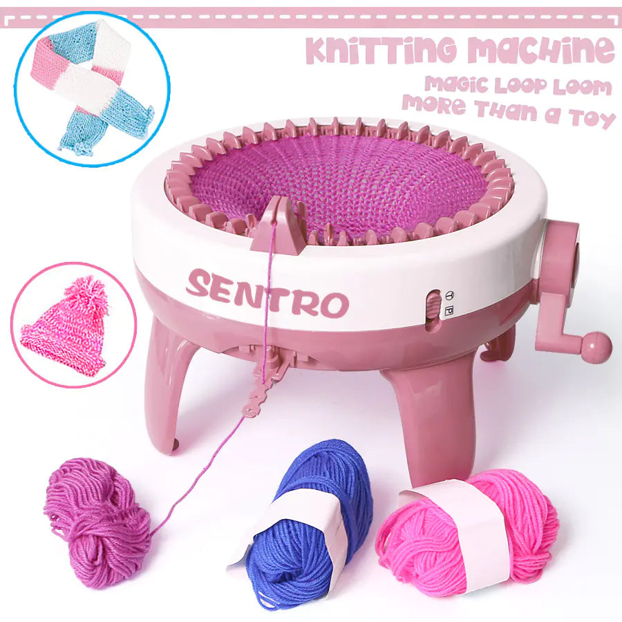 Sentro Knitting Machine for Kids – DIY Magic Loom Toy