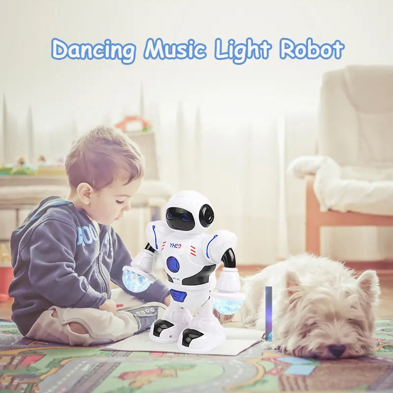 Dancing Robot Toy for Kids – Music & Lights Fun