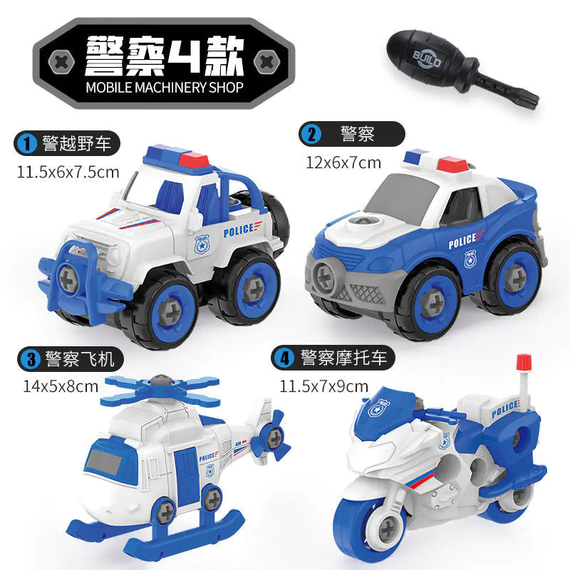 Kids Vehicle Toy Set