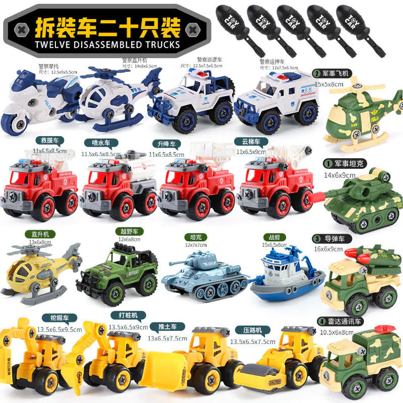 Kids Vehicle Toy Set