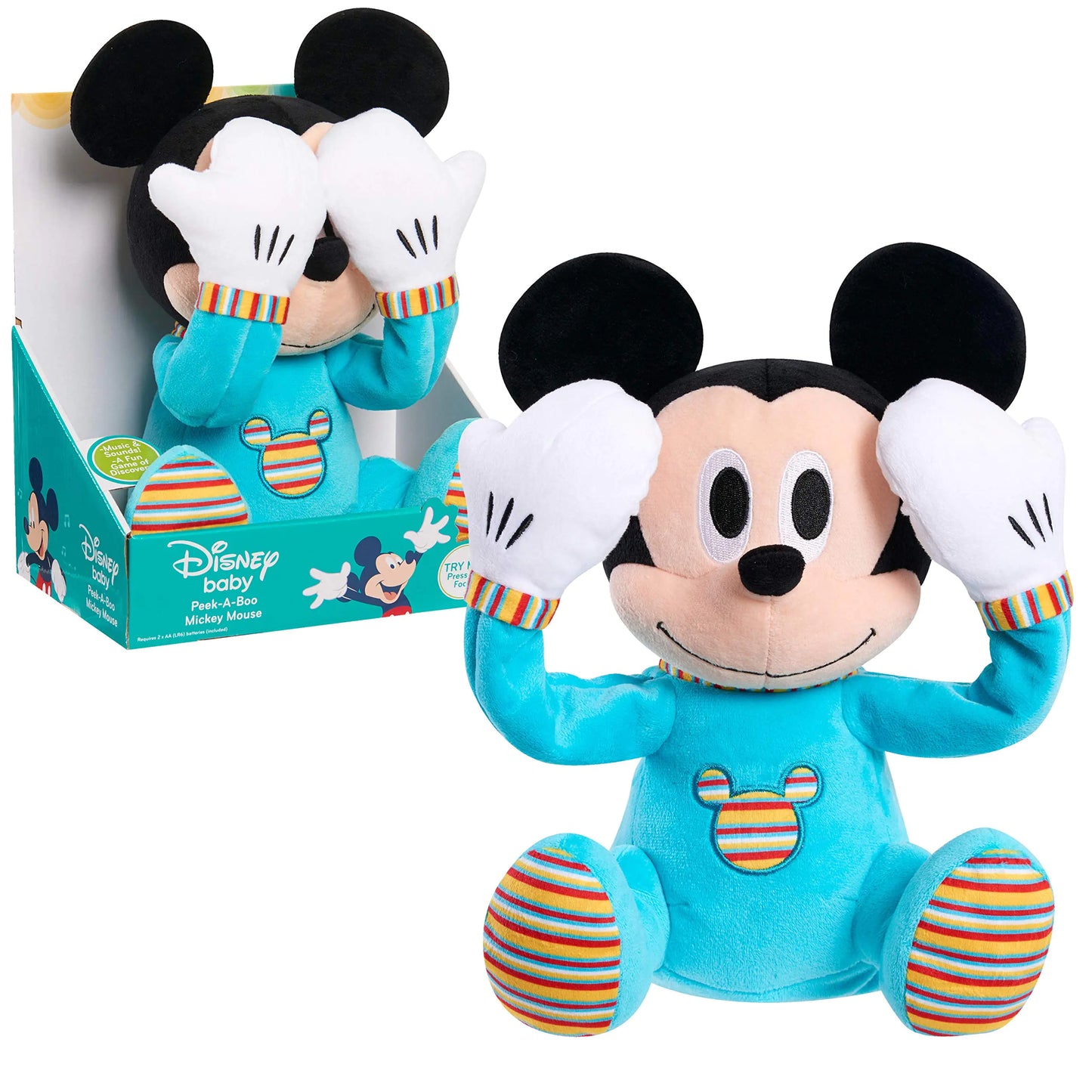Disney Baby Mickey Peek-A-Boo Plush Toy