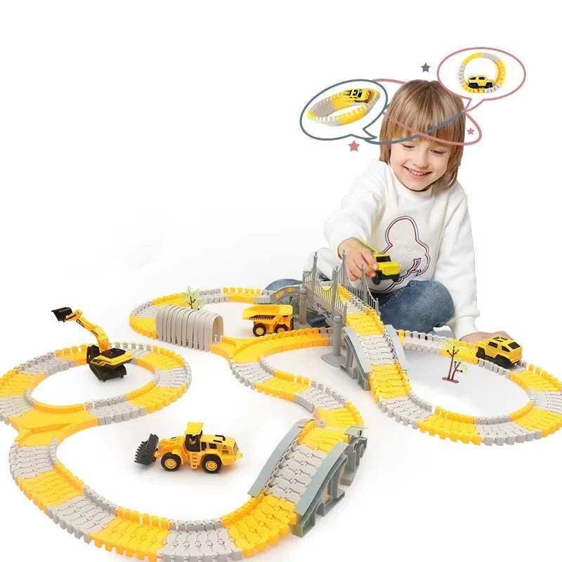 Multifunctional Assembly Track Children Educational Toys