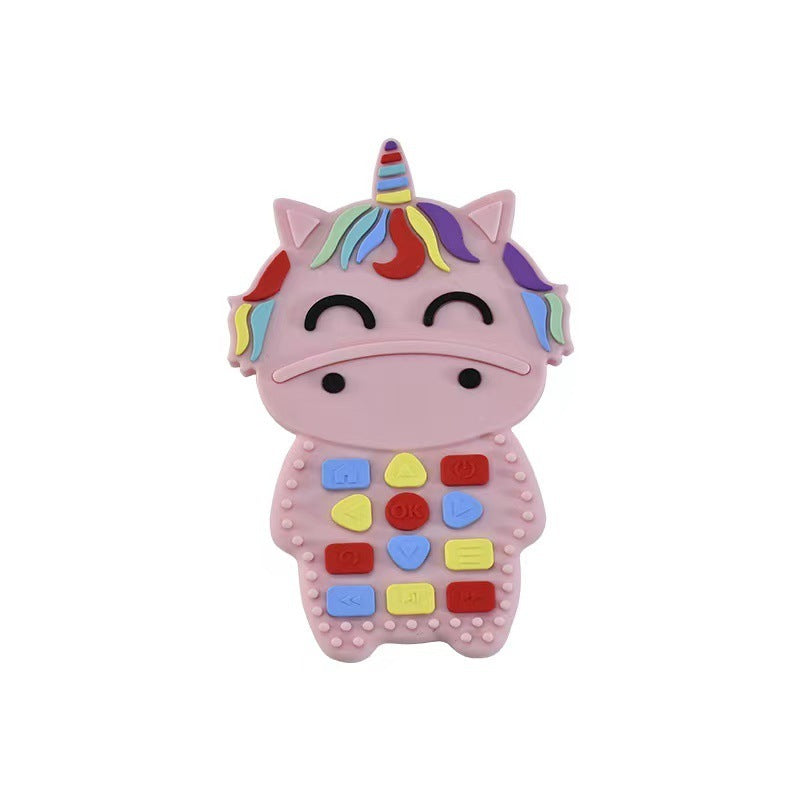 Cute Silicone Baby Teether – Remote Control & Cartoon Designs