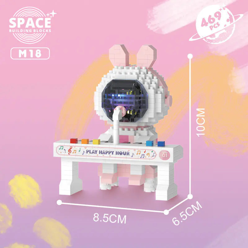 Space Panda Building Blocks for Kids