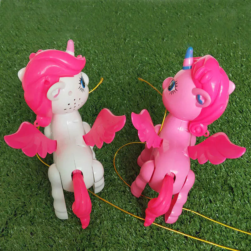 Light-Up Walking Unicorn Toy with Music & Wings