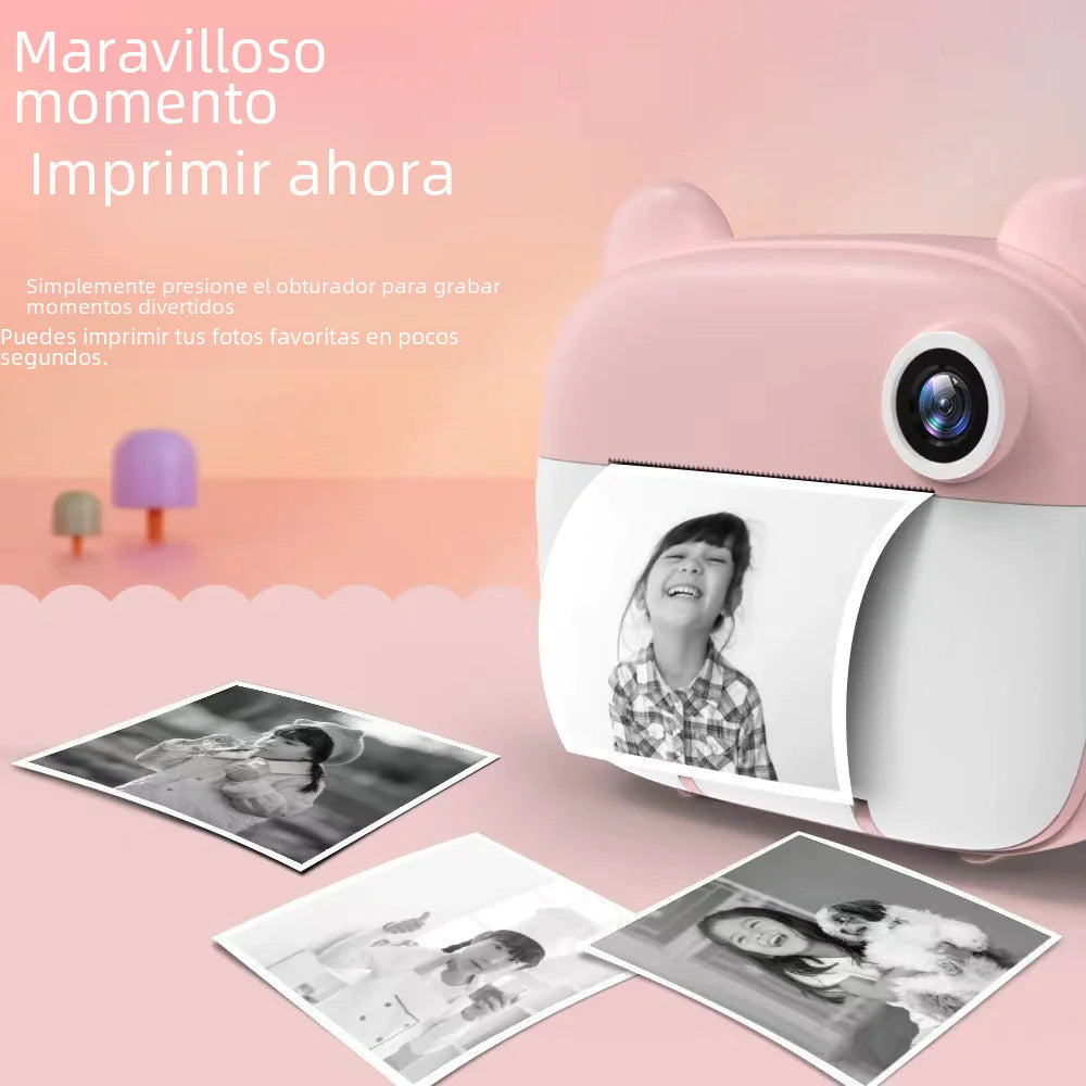 Kids Instant Camera Printer – Fun, Portable & Rechargeable