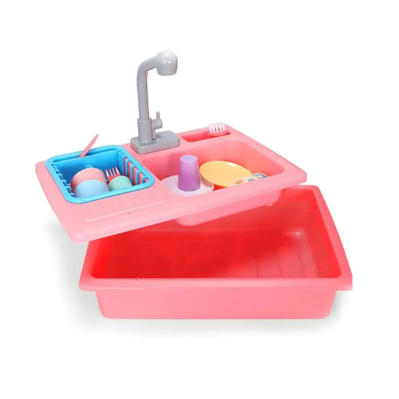 Playful Junior Dishwasher Toy with Real Features