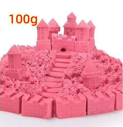 Colorful Magic Kinetic Sand Castle Play Set for Kids