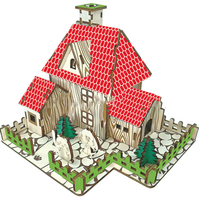 WoodCraft 3D Puzzle Kit for Kids