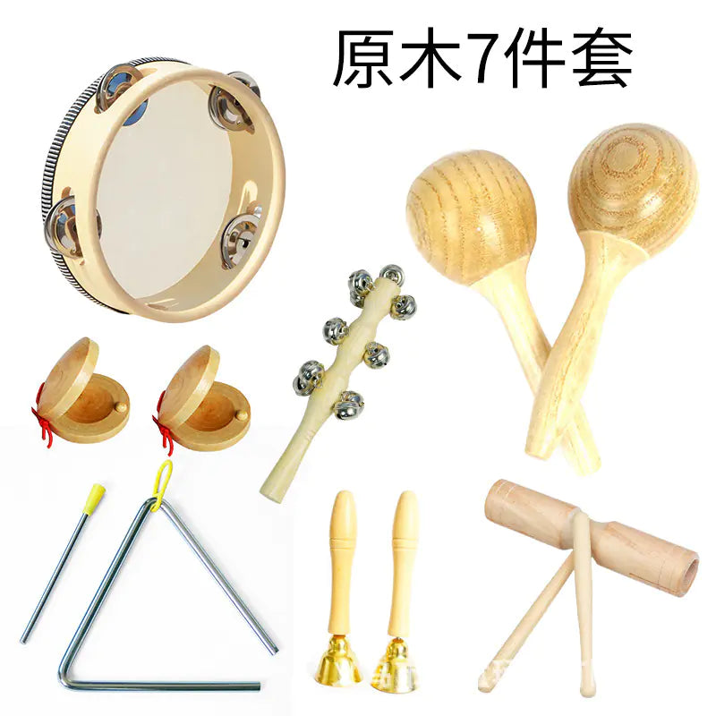 Wooden Musical Instruments Set for Kids