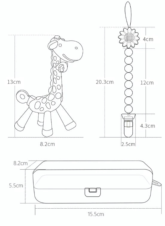 GiraffeJoy Baby Teething Toy