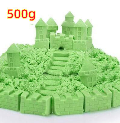 Colorful Magic Kinetic Sand Castle Play Set for Kids