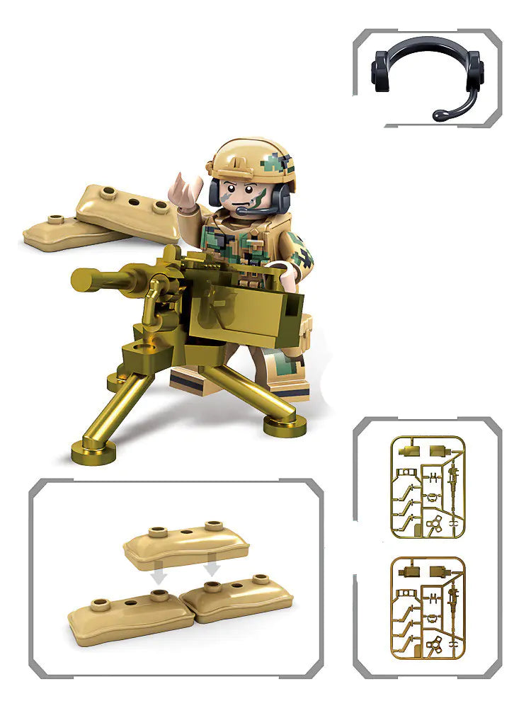 Tactical Squad Building Blocks for Kids