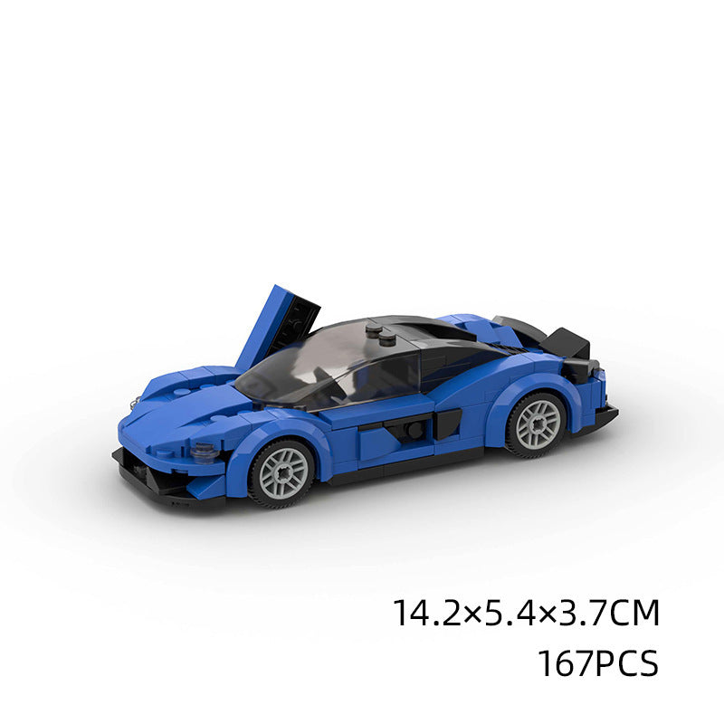 Small Particle Building Blocks Model Sports Car for Kids