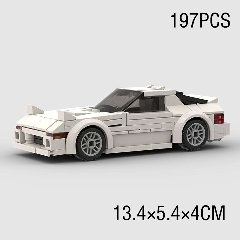 Small Particle Building Blocks Model Sports Car for Kids