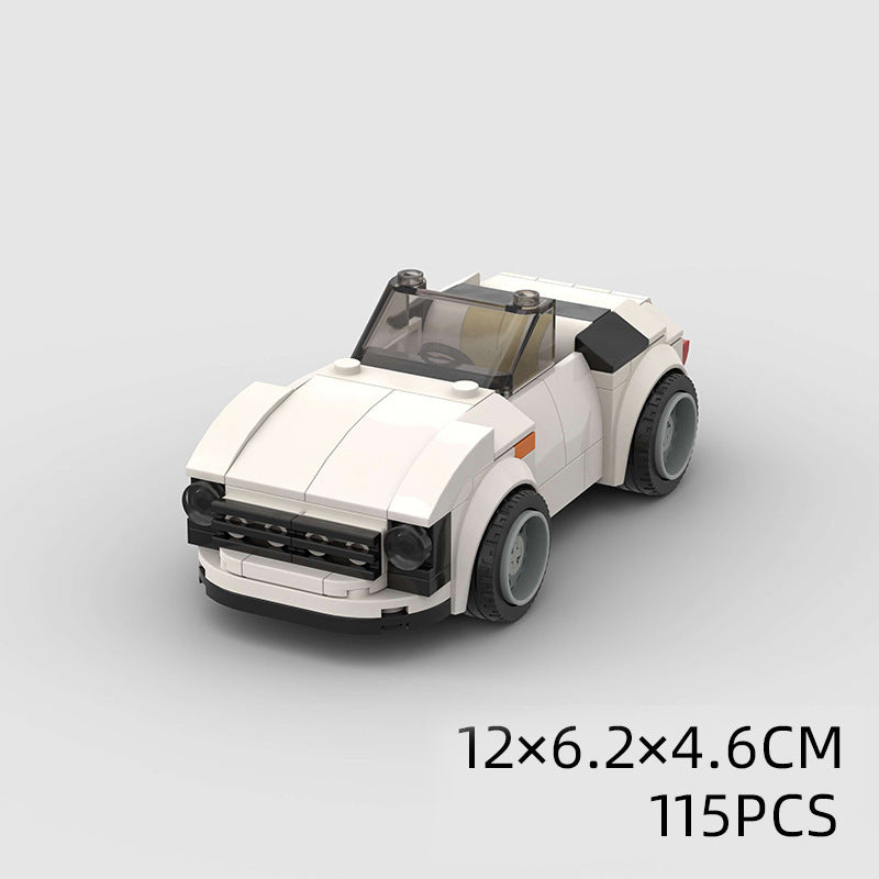 Small Particle Building Blocks Model Sports Car for Kids
