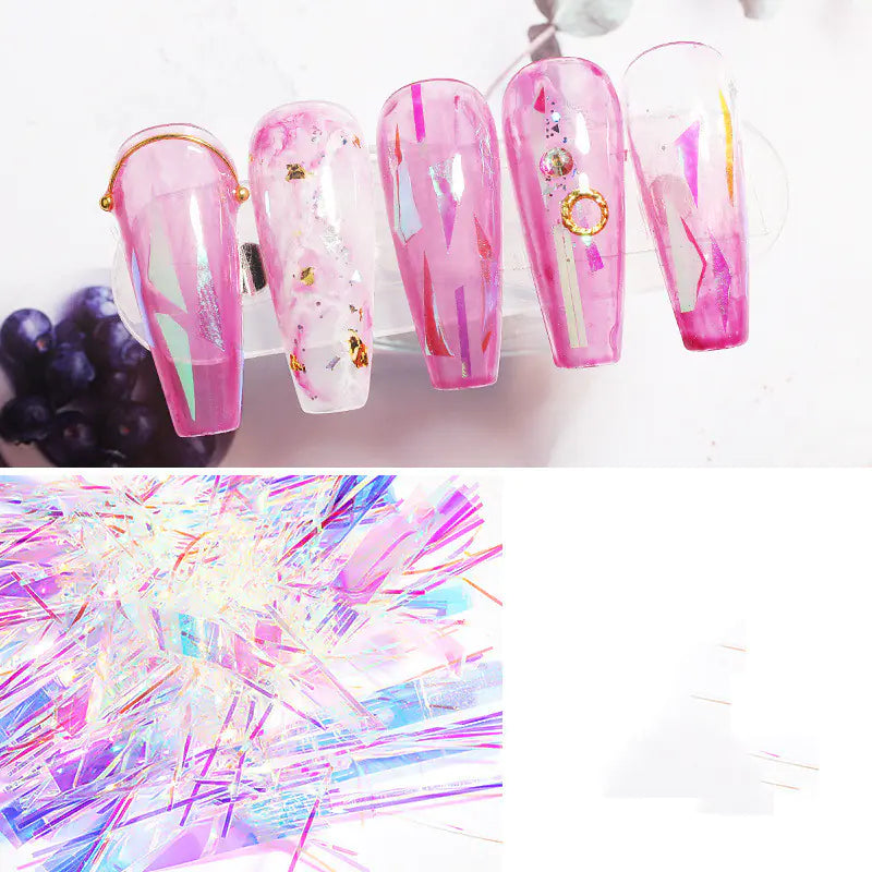 Luminous Aurora Nail Art Enhancers