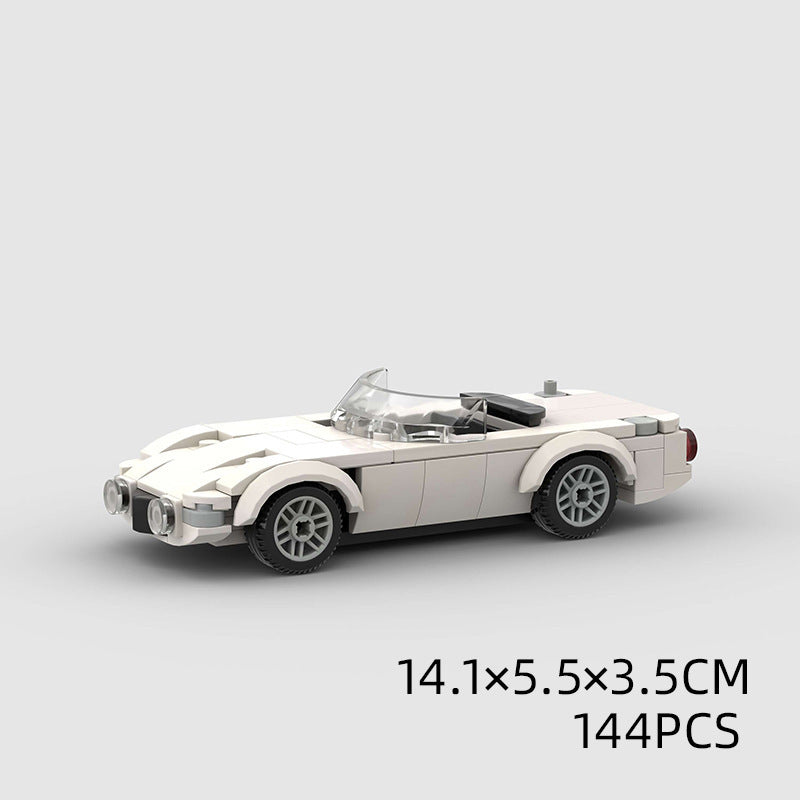 Small Particle Building Blocks Model Sports Car for Kids