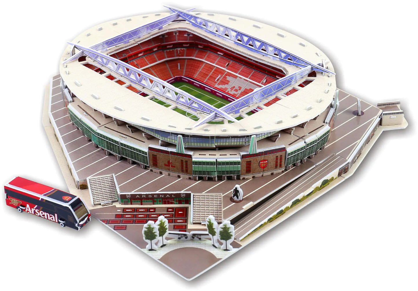 Football Stadium 3D Model Kit