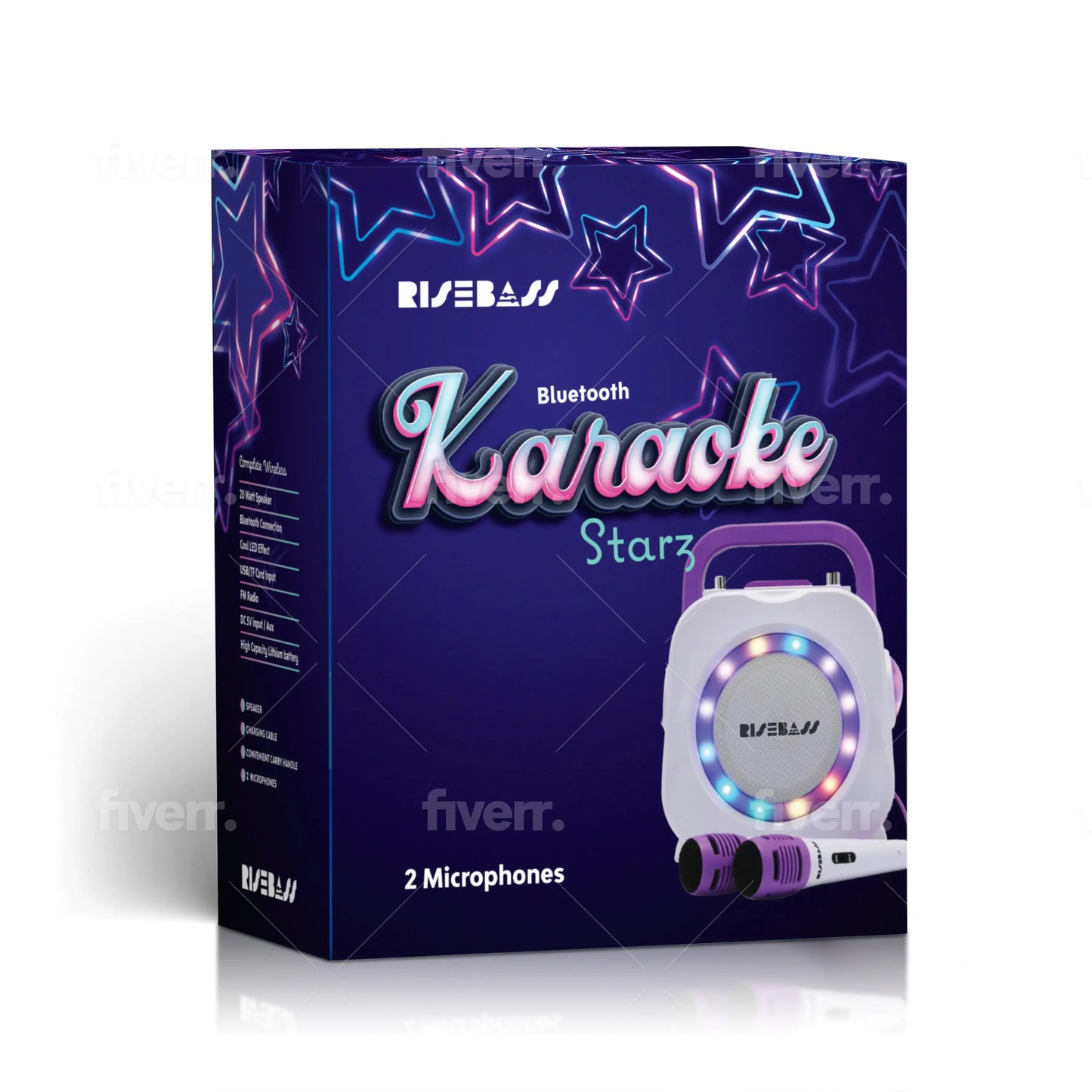 Portable Kids Party Karaoke with Dual Mics