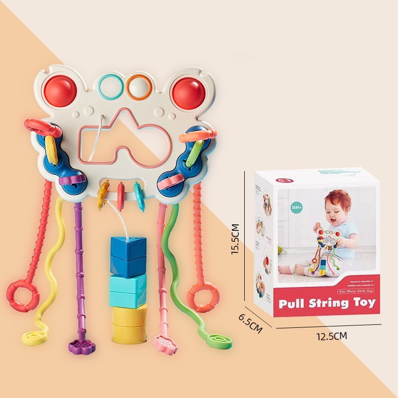 Octopus Sensory Toy for Babies – Pull & Pop Fun