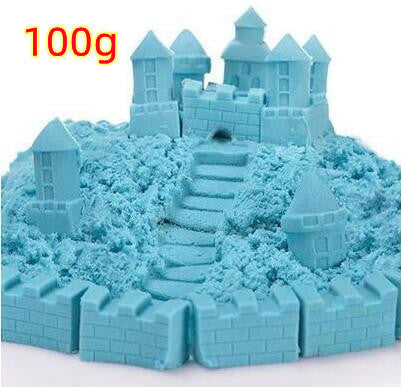 Colorful Magic Kinetic Sand Castle Play Set for Kids