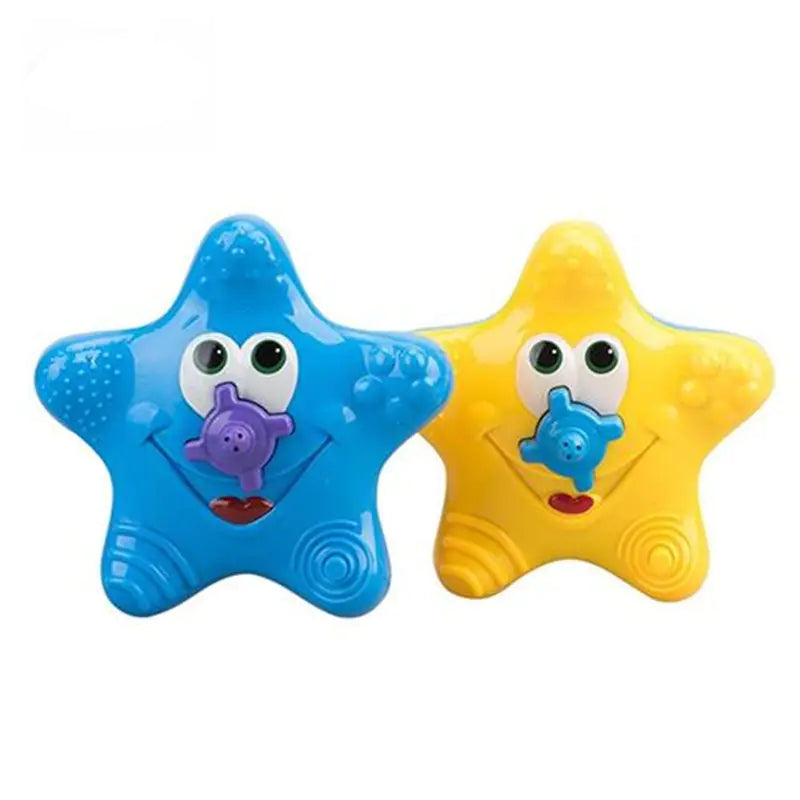 Starfish Baby Bath Toy – Sprays Water & Bubbles Fun