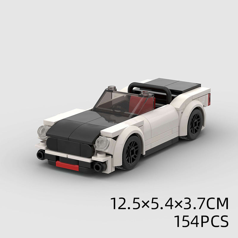 Small Particle Building Blocks Model Sports Car for Kids