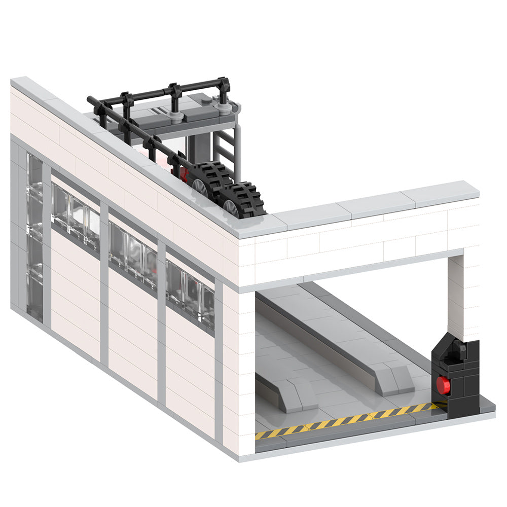 Car Repair Shop Building Block Toy
